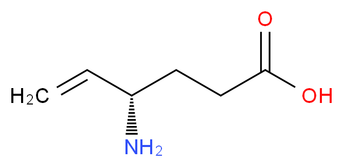 S(+)-γ-Vigabatrin_分子结构_CAS_74046-07-4)