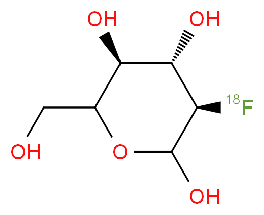 Fludeoxyglucose (18F)_分子结构_CAS_105851-17-0)