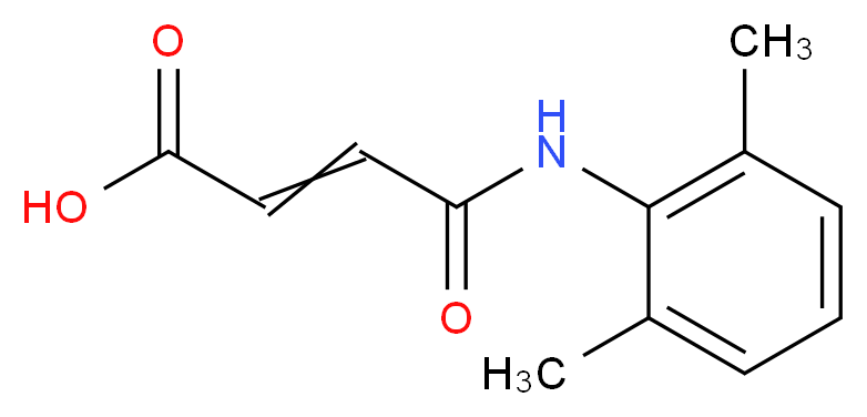 3-[(2,6-dimethylphenyl)carbamoyl]prop-2-enoic acid_分子结构_CAS_198220-53-0