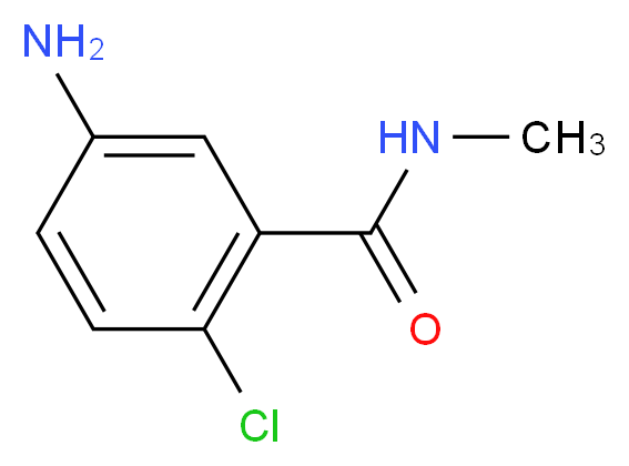 5-amino-2-chloro-N-methylbenzamide_分子结构_CAS_111362-49-3)