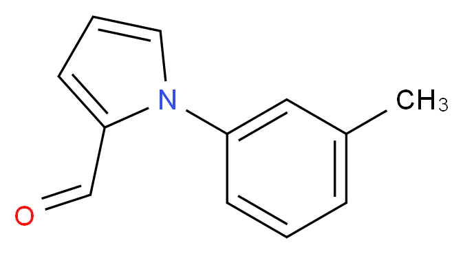 1-(3-methylphenyl)-1H-pyrrole-2-carbaldehyde_分子结构_CAS_86454-35-5