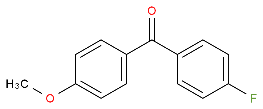 (4-fluorophenyl)(4-methoxyphenyl)methanone_分子结构_CAS_345-89-1)