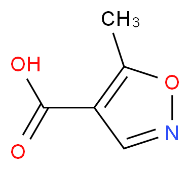 5-methyl-4-isoxazolecarboxylic acid_分子结构_CAS_42831-50-5)