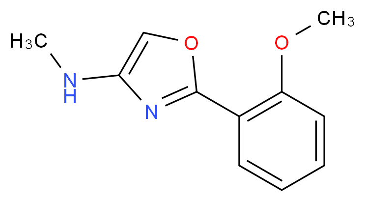 2-(2-METHOXY-PHENYL)-OXAZOL-4-YL-METHYLAMINE_分子结构_CAS_885274-29-3)