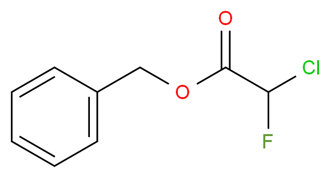 benzyl 2-chloro-2-fluoroacetate_分子结构_CAS_243659-11-2