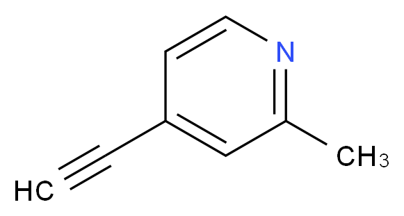 4-Ethynyl-2-methylpyridine_分子结构_CAS_30413-56-0)