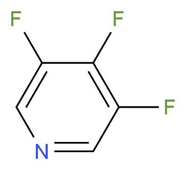 3,4,5-Trifluoropyridine_分子结构_CAS_67815-54-7)