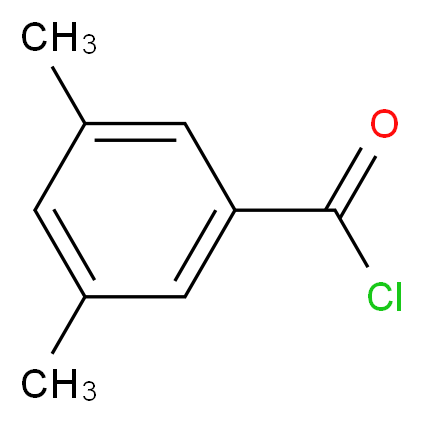 3,5-Dimethylbenzoyl chloride_分子结构_CAS_6613-44-1)