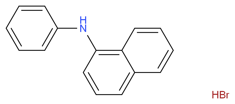 N-phenylnaphthalen-1-amine hydrobromide_分子结构_CAS_205526-65-4