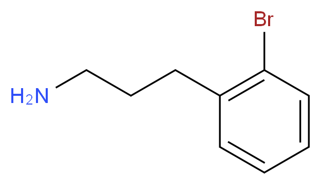 3-(2-bromophenyl)propan-1-amine_分子结构_CAS_65185-60-6