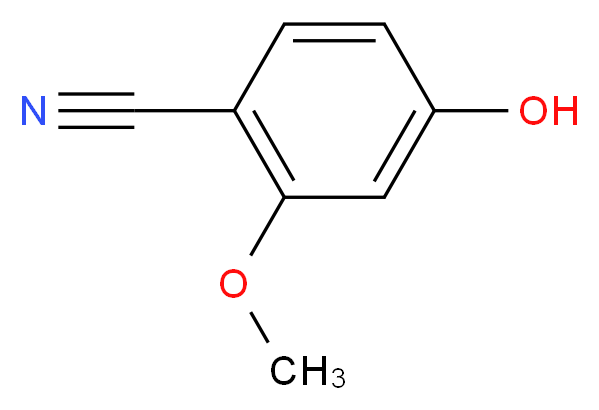4-Hydroxy-2-methoxy-benzonitrile_分子结构_CAS_84224-29-3)