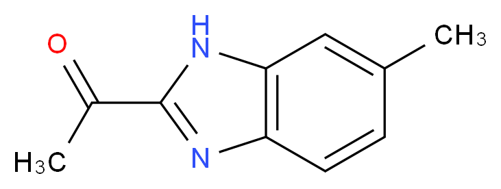 1-(6-methyl-1H-1,3-benzodiazol-2-yl)ethan-1-one_分子结构_CAS_)