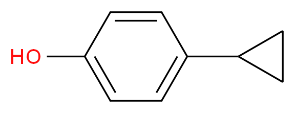 4-Cyclopropylphenol_分子结构_CAS_10292-61-2)