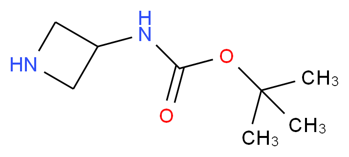 3-Aminoazetidine, 3-BOC protected 97%_分子结构_CAS_91188-13-5)