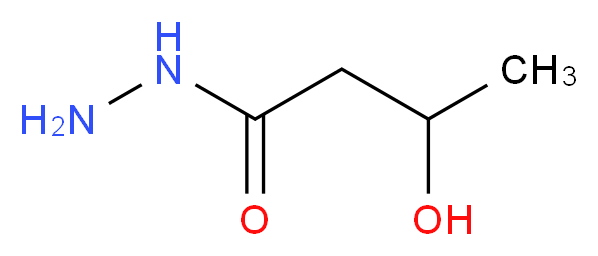 3-Hydroxybutanohydrazide_分子结构_CAS_)