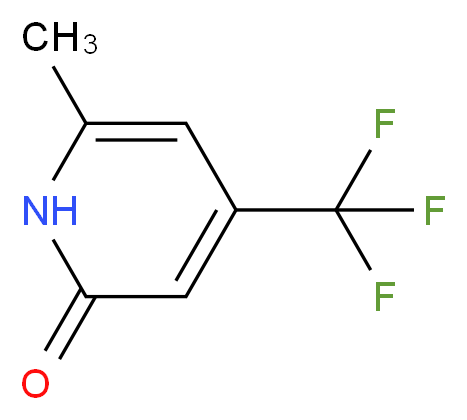 6-甲基-4-三氟甲基-2(1H)吡啶酮_分子结构_CAS_22123-19-9)