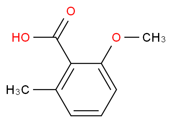 2-methoxy-6-methylbenzoic acid_分子结构_CAS_6161-65-5