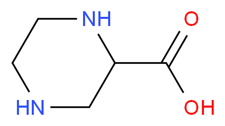 Piperazine-2-carboxylic acid_分子结构_CAS_2762-32-5)