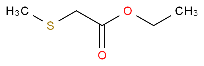 甲硫基乙酸乙酯_分子结构_CAS_4455-13-4)