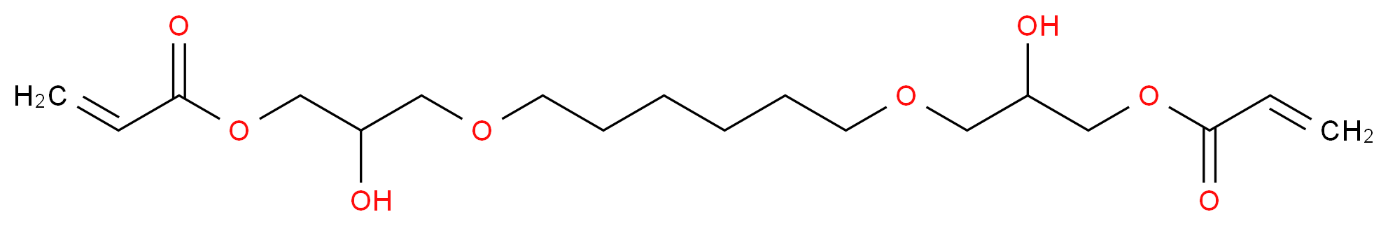 1,6-己二基双[氧(2-羟丙基-1,3-二基)]二丙烯酸酯_分子结构_CAS_83045-03-8)