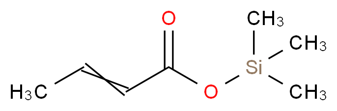 三甲基甲硅烷丁烯酸酯_分子结构_CAS_18269-64-2)
