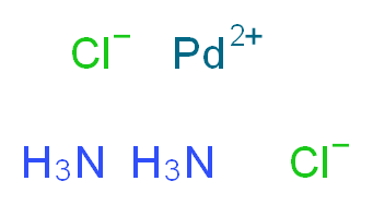 palladium(2+) ion diamine dichloride_分子结构_CAS_14323-43-4