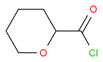 tetrahydropyran-2-carbonyl chloride_分子结构_CAS_40053-81-4)