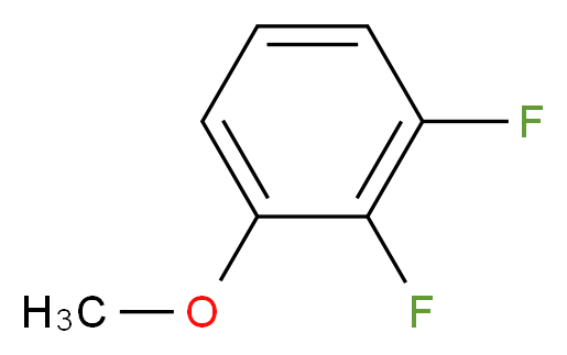 1,2-difluoro-3-methoxybenzene_分子结构_CAS_134364-69-5