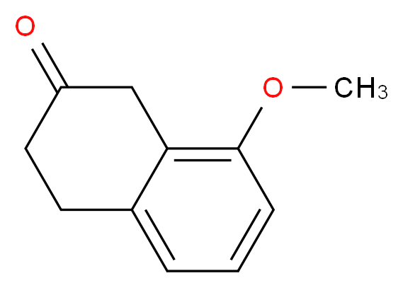 8-甲氧基-3,4-二氢-1H-2-萘酮_分子结构_CAS_5309-19-3)