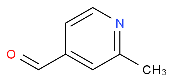 2-Methylpyridine-4-carbaldehyde_分子结构_CAS_63875-01-4)