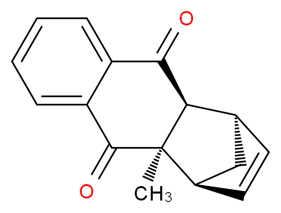 (1R,4S,4aR,9aS)-rel-1,4,4a,9a-Tetrahydro-4a-methyl-1,4-methanoanthracene-9,10-dione_分子结构_CAS_97804-50-7)