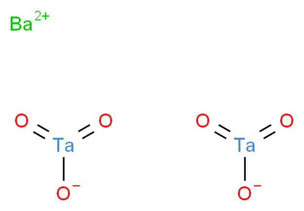 barium(2+) ion ditantalumoylolate_分子结构_CAS_12047-34-6