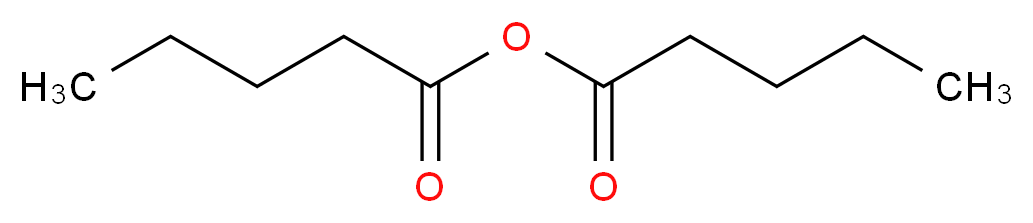 pentanoyl pentanoate_分子结构_CAS_2082-59-9