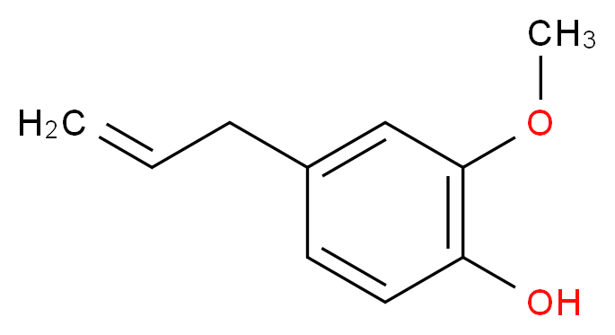CAS_97-53-0 molecular structure