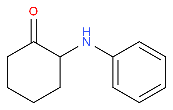 2-(phenylamino)cyclohexan-1-one_分子结构_CAS_4504-43-2