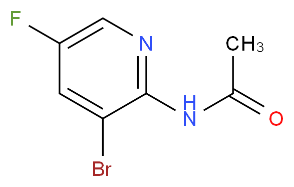 2-Acetamido-3-bromo-5-fluoropyridine_分子结构_CAS_1065074-95-4)