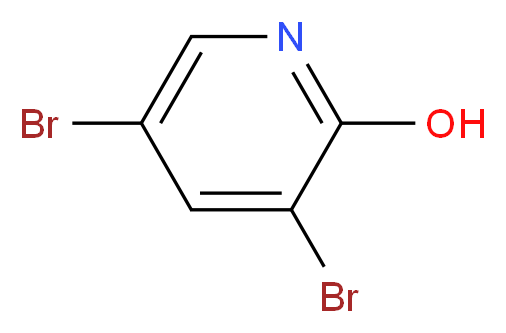 3,5-Dibromo-2-hydroxypyridine_分子结构_CAS_)