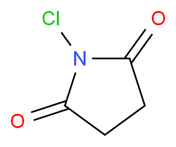 N-氯代丁二酰亚胺_分子结构_CAS_128-09-6)