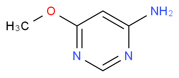 4-氨基-6-甲氧基嘧啶_分子结构_CAS_696-45-7)