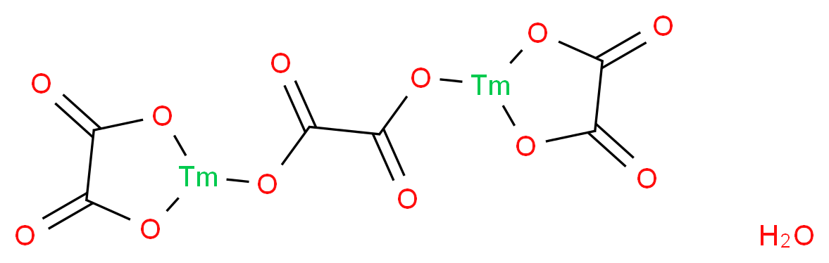 bis(dioxo-1,3-dioxa-2-thulacyclopentan-2-yl) oxalate hydrate_分子结构_CAS_58176-73-1