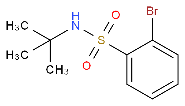 2-Bromo-N-(tert-butyl)benzenesulphonamide_分子结构_CAS_138733-50-3)