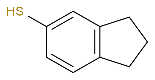2,3-dihydro-1H-inden-5-yl hydrosulfide_分子结构_CAS_55119-14-7)
