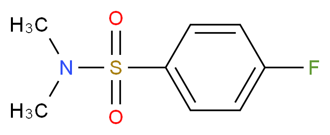 4-Fluoro-N,N-diMethylbenzenesulfonaMide_分子结构_CAS_383-31-3)