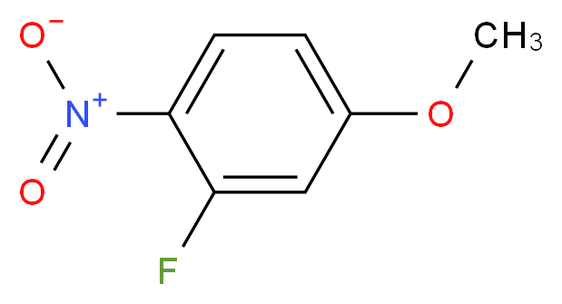 3-Fluoro-4-nitroanisole_分子结构_CAS_446-38-8)