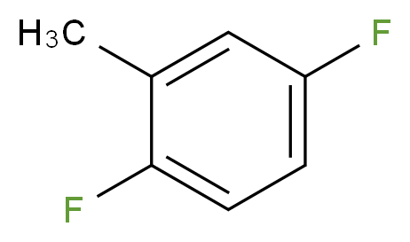 2,5-Difluorotoluene_分子结构_CAS_452-67-5)