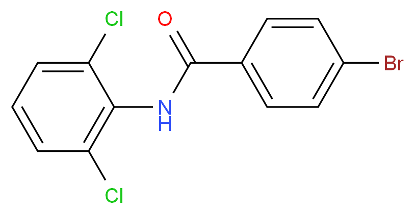 4-Bromo-N-(2,6-dichlorophenyl)benzamide_分子结构_CAS_282091-65-0)