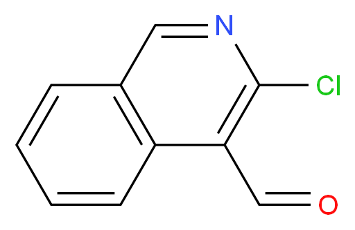 3-Chloroisoquinoline-4-carbaldehyde_分子结构_CAS_120285-29-2)