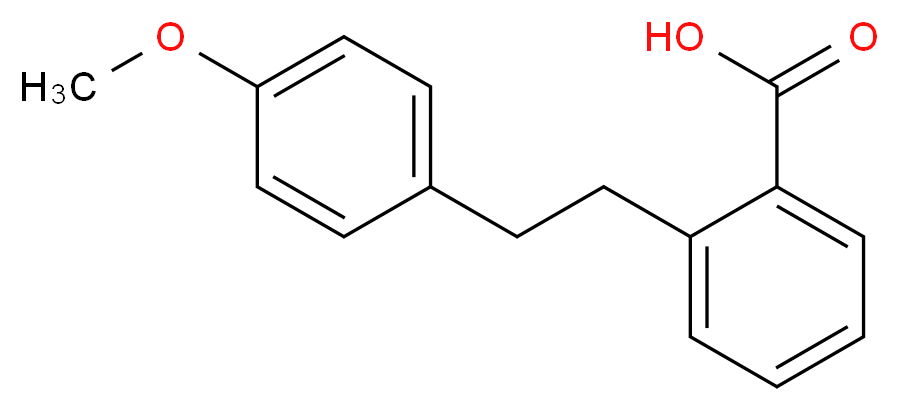 2-[2-(4-Methoxyphenyl)ethyl]benzoic acid_分子结构_CAS_14525-71-4)