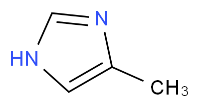 4-methyl-1H-imidazole_分子结构_CAS_822-36-6