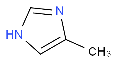 4-甲基咪唑_分子结构_CAS_822-36-6)